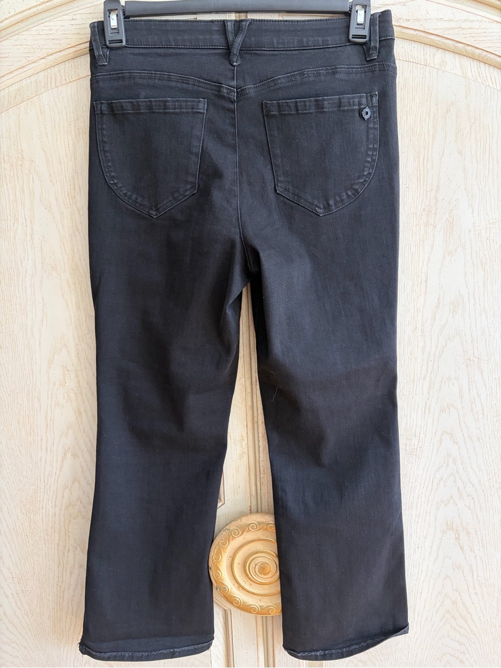 Democracy Black Flare Wide-Leg Jeans